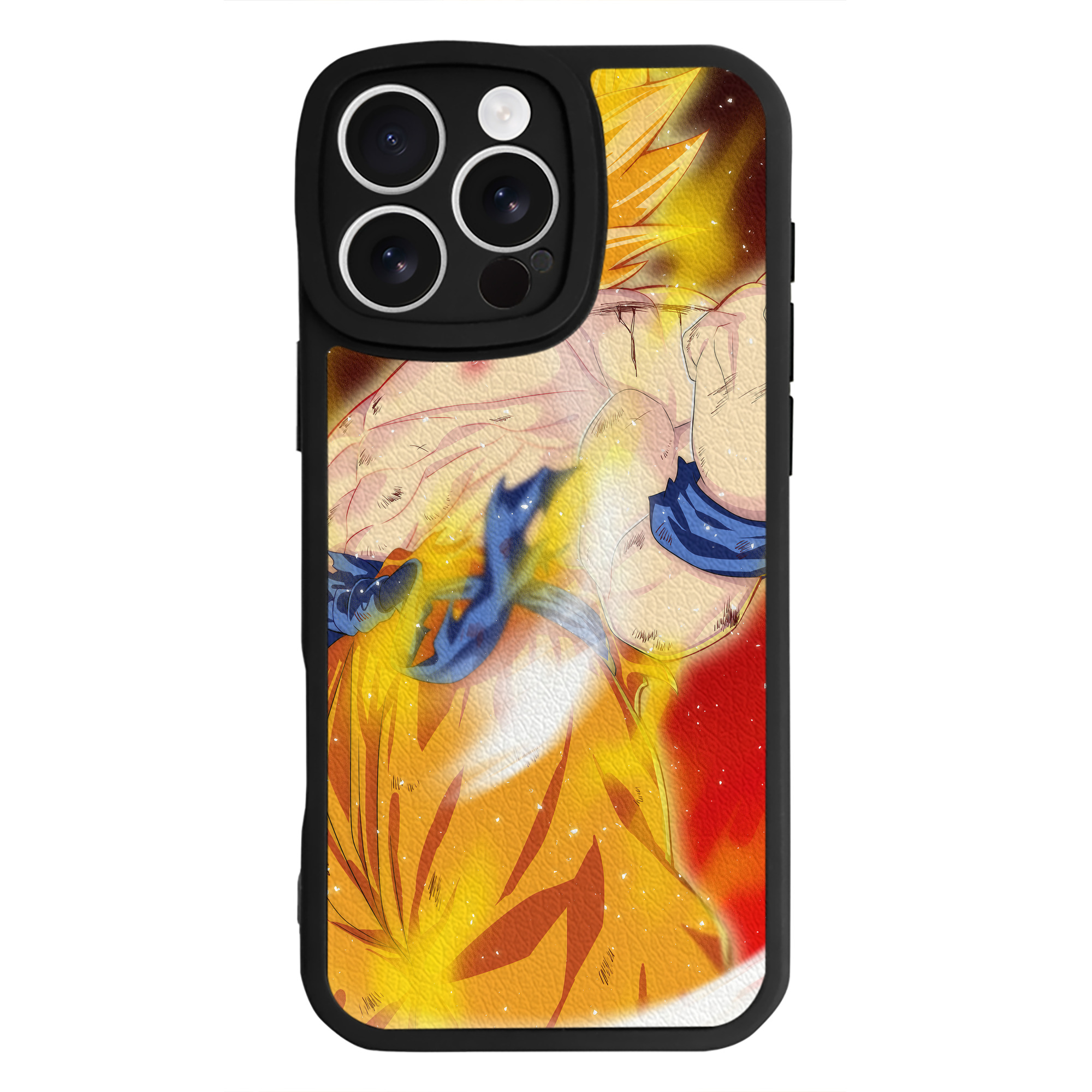 （画像用） ドラゴンボール DRAGON BALL 【iPhone 16シリーズ対応】シリコンスマホケース（レザー調） 材質：シリコン